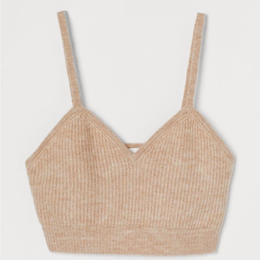 H&M Rib-Knit Crop Top